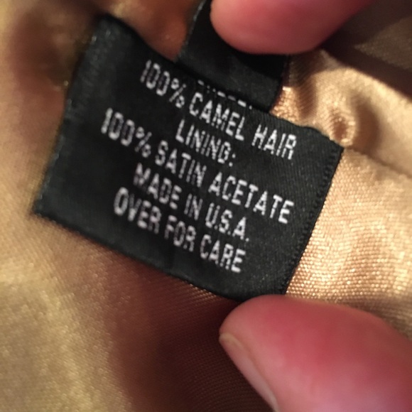 100% Camel Hair Coat - Vintage Marvin Richards (L) - Picture 3 of 7